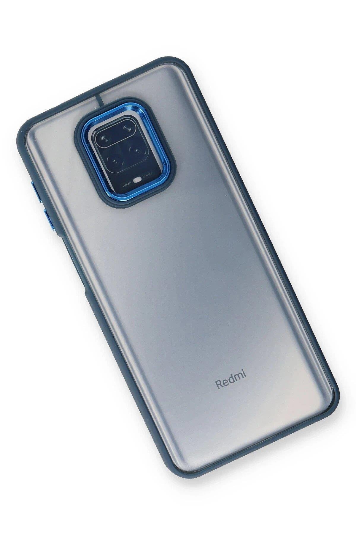 Newface Xiaomi Redmi Note 9 Pro Kılıf Dora Kapak - Mavi