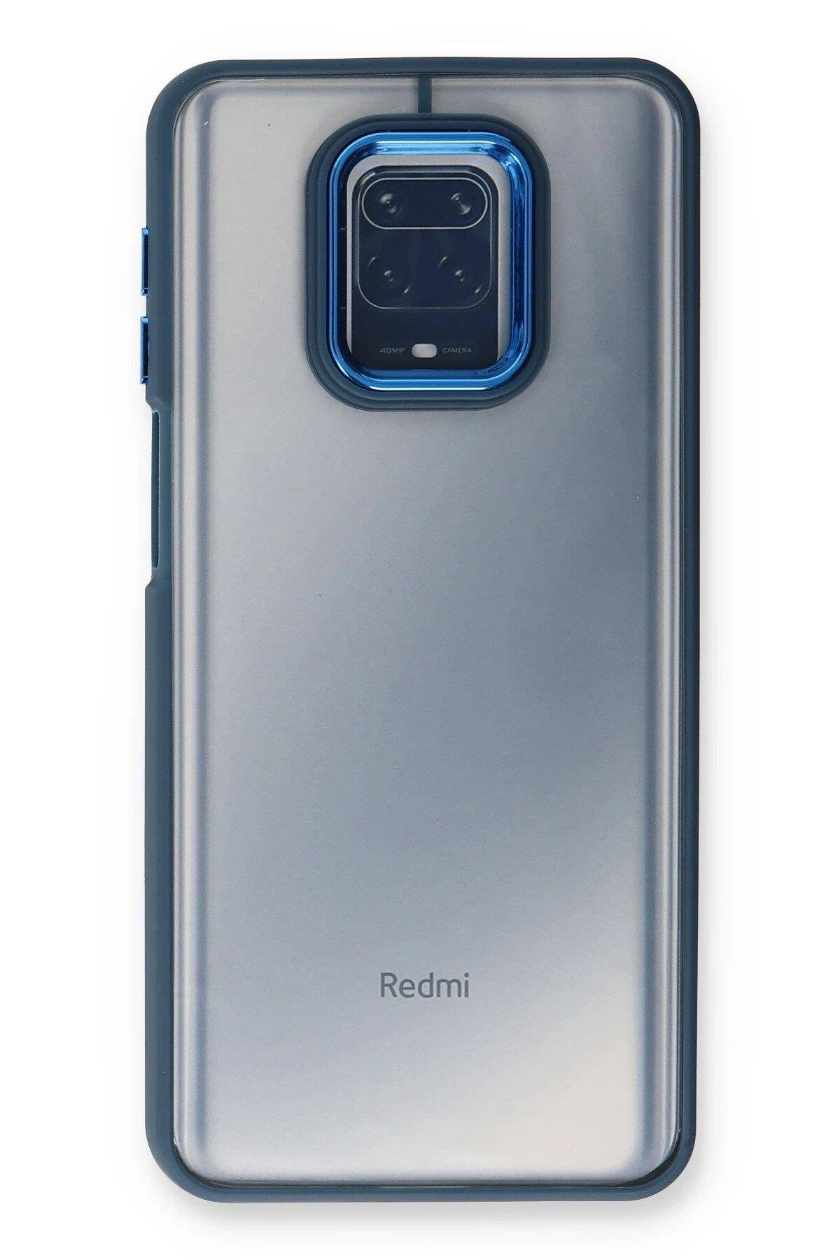 Newface Xiaomi Redmi Note 9 Pro Kılıf Dora Kapak - Mavi