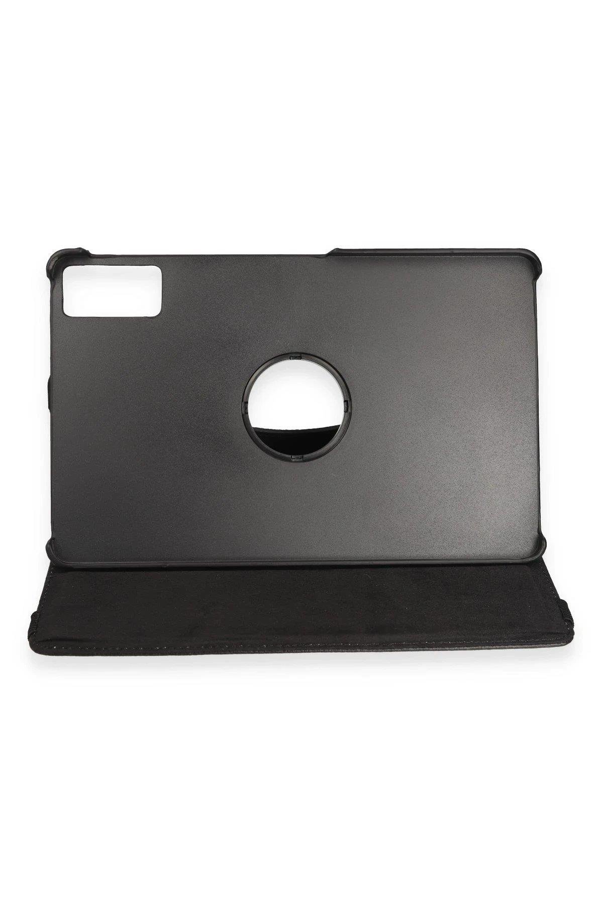 Newface Xiaomi Redmi Pad SE Kılıf 360 Tablet Deri Kılıf - Siyah