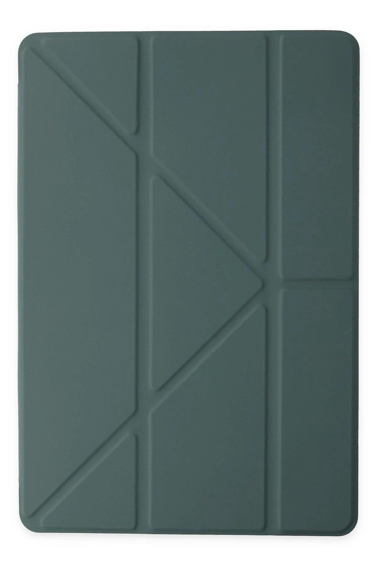 Newface Xiaomi Redmi Pad SE Kılıf Kalemlikli Mars Tablet Kılıfı - Koyu Yeşil