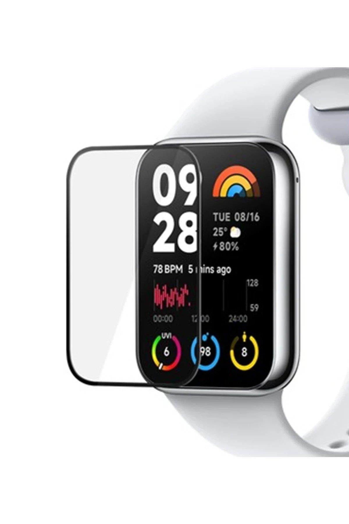 Newface Xiaomi Smart Band 8 Pro Polymer Nano Ekran Koruyucu - Şeffaf