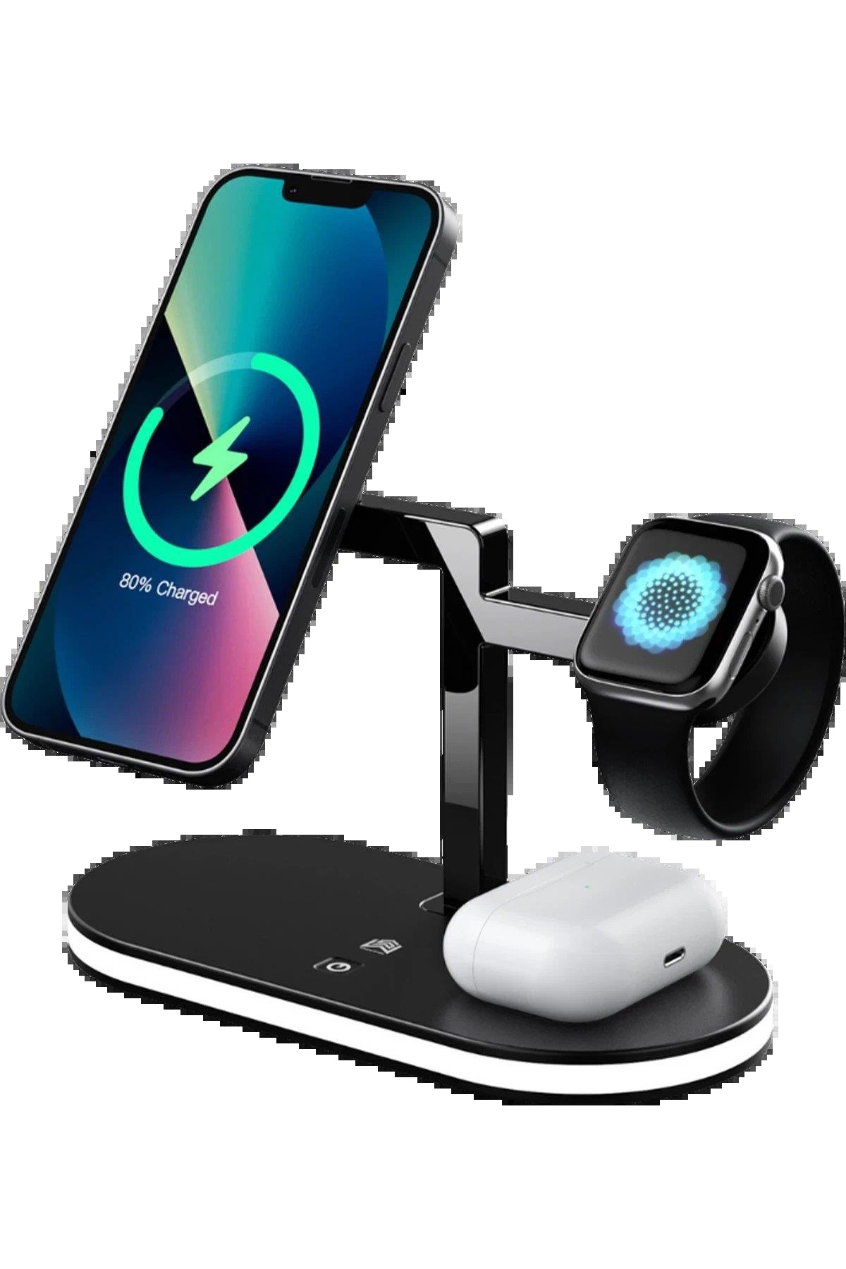 Newface YM-UD23 Kablosuz Şarj Masaüstü Set - Siyah