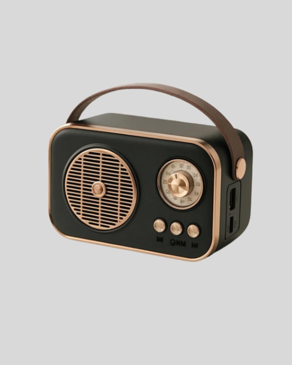 Nostaljik Retro Radyo – Bluetooth, USB ve FM Özellikli Şık Tasarım