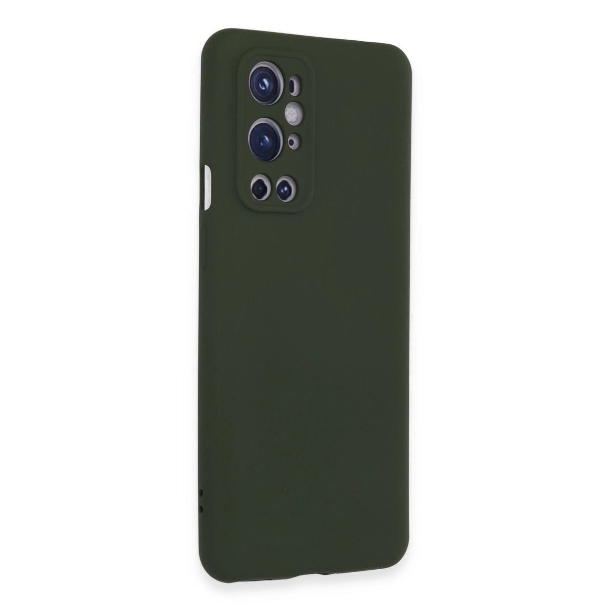 One Plus 9 Pro Kılıf Nano İçi Kadife Silikon - Koyu Yeşil