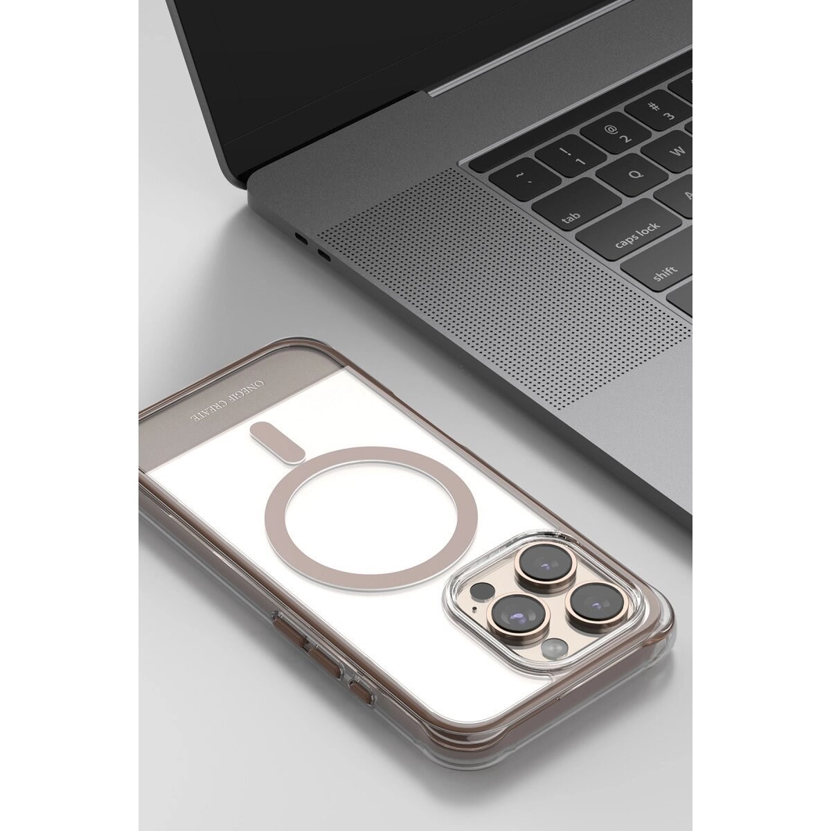 Onegif Apple İphone 16 Pro Max Hulk Magsafe Kapak - Titan Gri