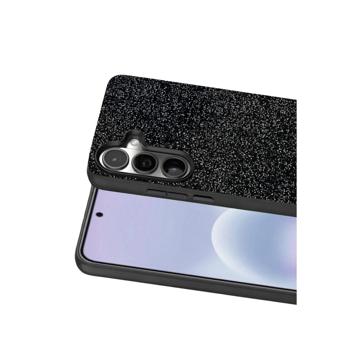 Onegif Samsung Galaxy A37 5g Bright Simli Kapak - Siyah