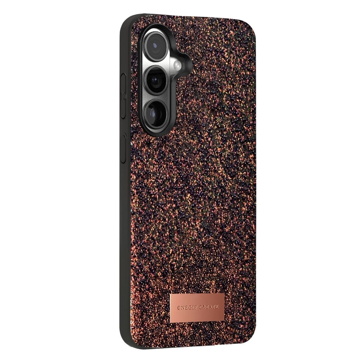 Onegif Samsung Galaxy S24 Plus Bright Simli Kapak - Derin Mor