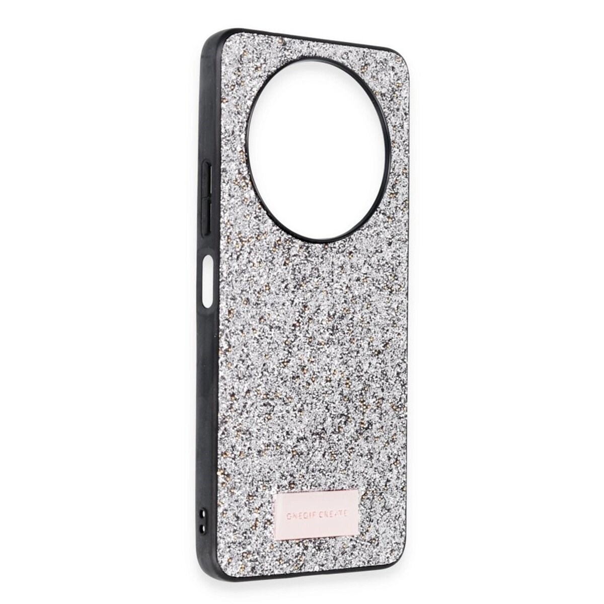 Onegif Xiaomi Redmi A3 4g Bright Simli Kapak - Gümüş