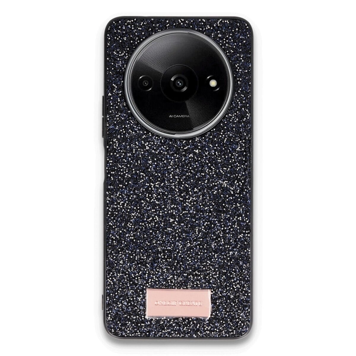 Onegif Xiaomi Redmi A3 4g Bright Simli Kapak - Siyah