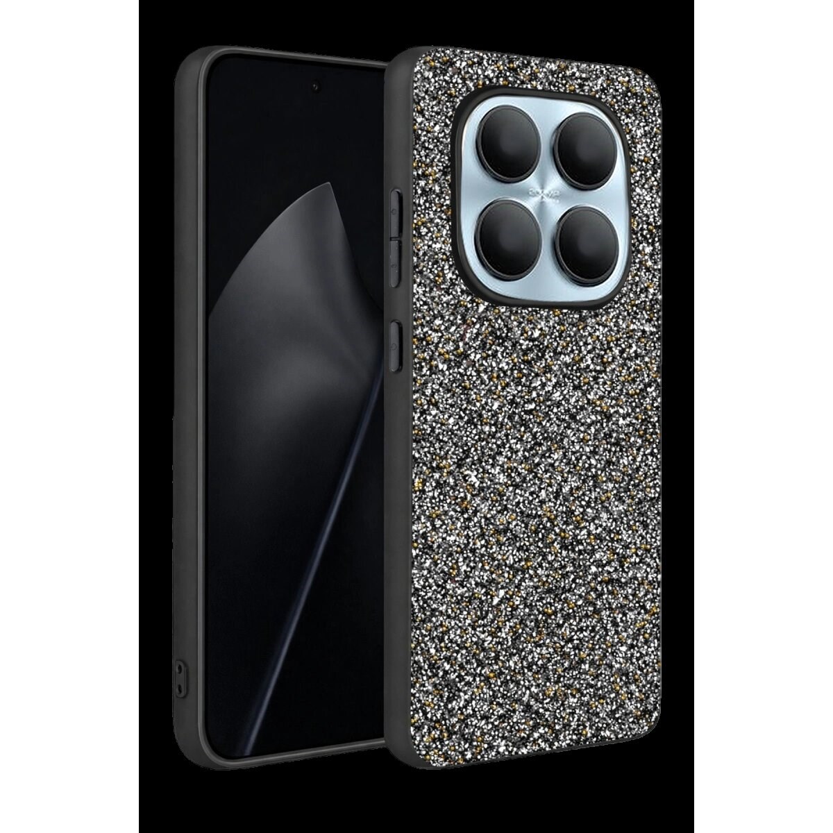 Onegif Xiaomi Redmi Note 15 Pro 4g Bright Simli Kapak - Gold