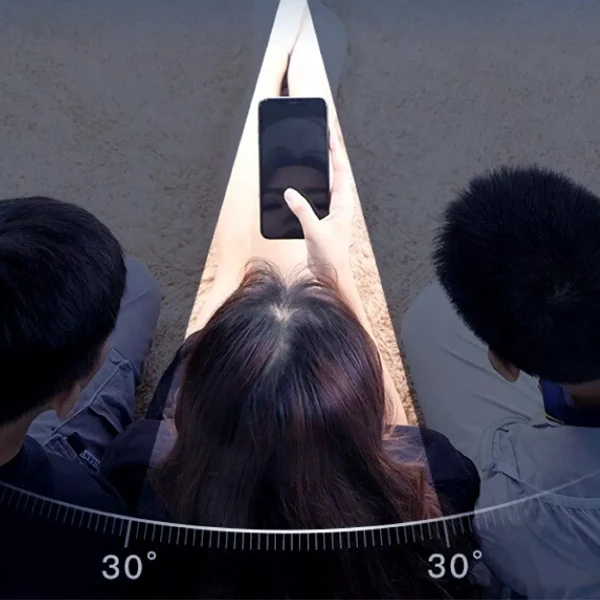 Oneplus 8T 3D Full Privacy Gizlilik Tempered Cam Ekran Koruyucu-(1903)