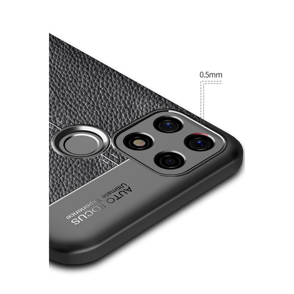 Oppo A15 Kılıf Auto Focus Kapak - Kırmızı
