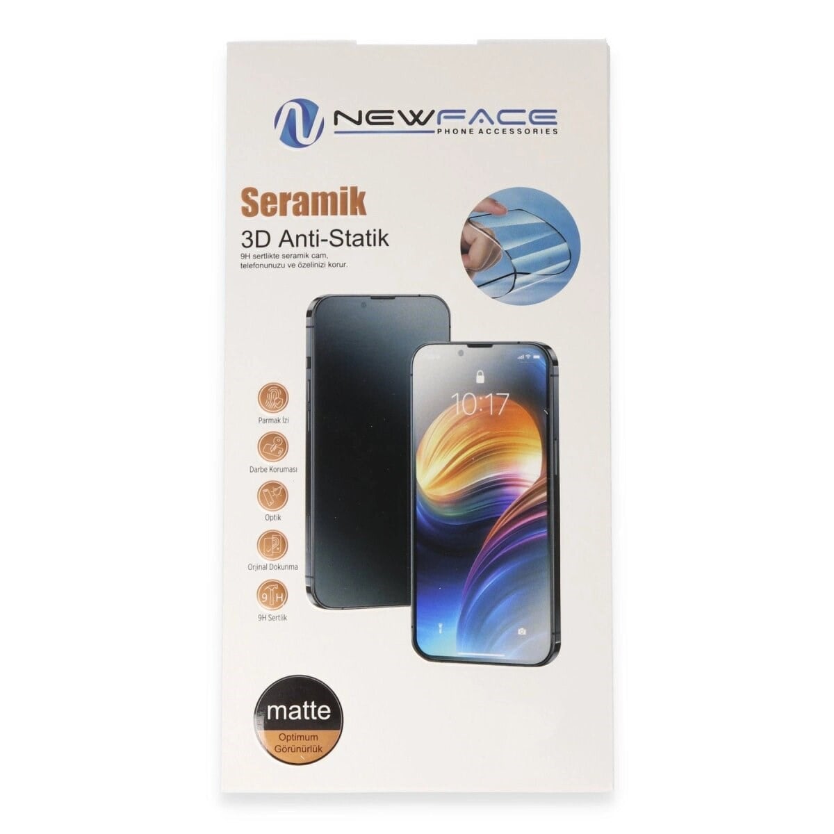 Oppo A16 3d Antistatik Mat Seramik Nano Ekran Koruyucu