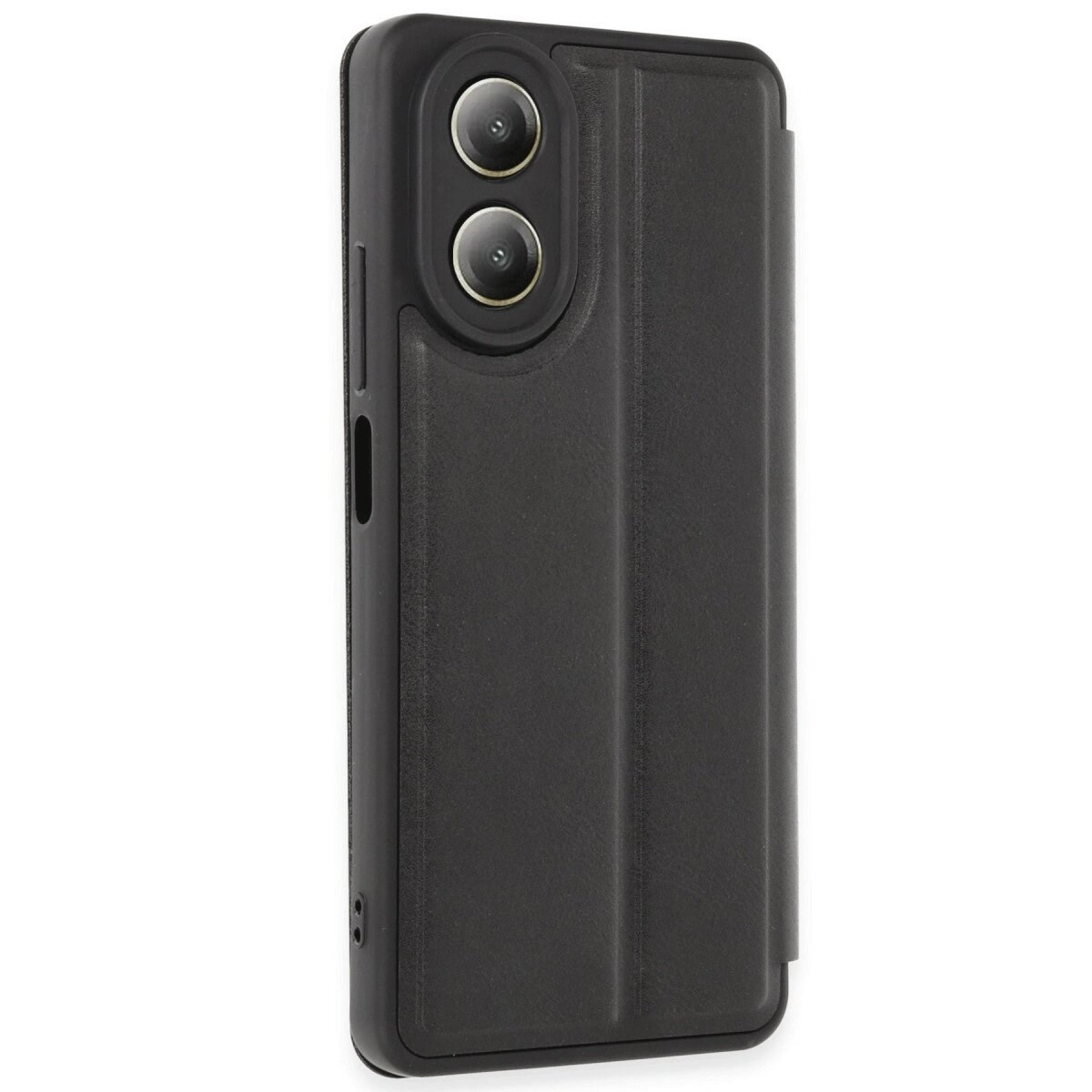 Oppo A38 Kılıf Flip Cover - Siyah