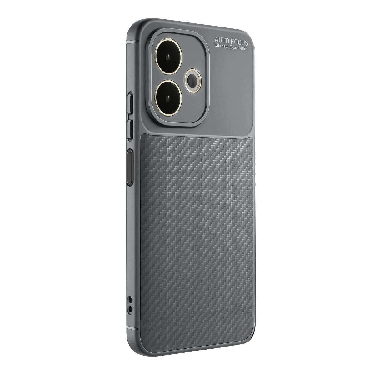 Oppo A5 Pro 4g Kılıf Auto Focus Karbon Kapak - Gri