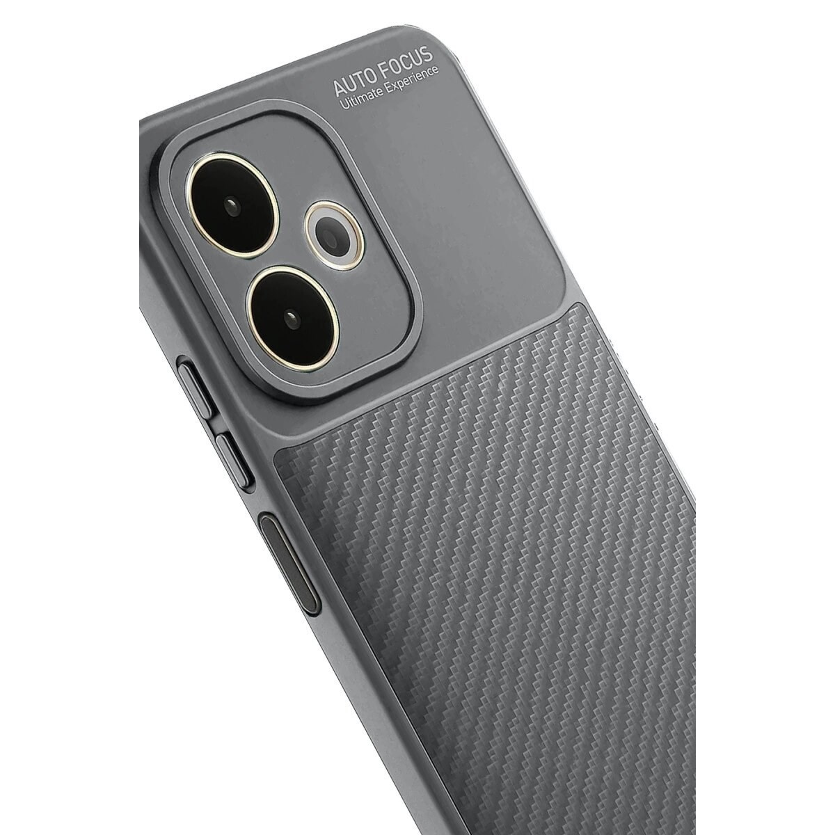 Oppo A5 Pro 4g Kılıf Auto Focus Karbon Kapak - Gri