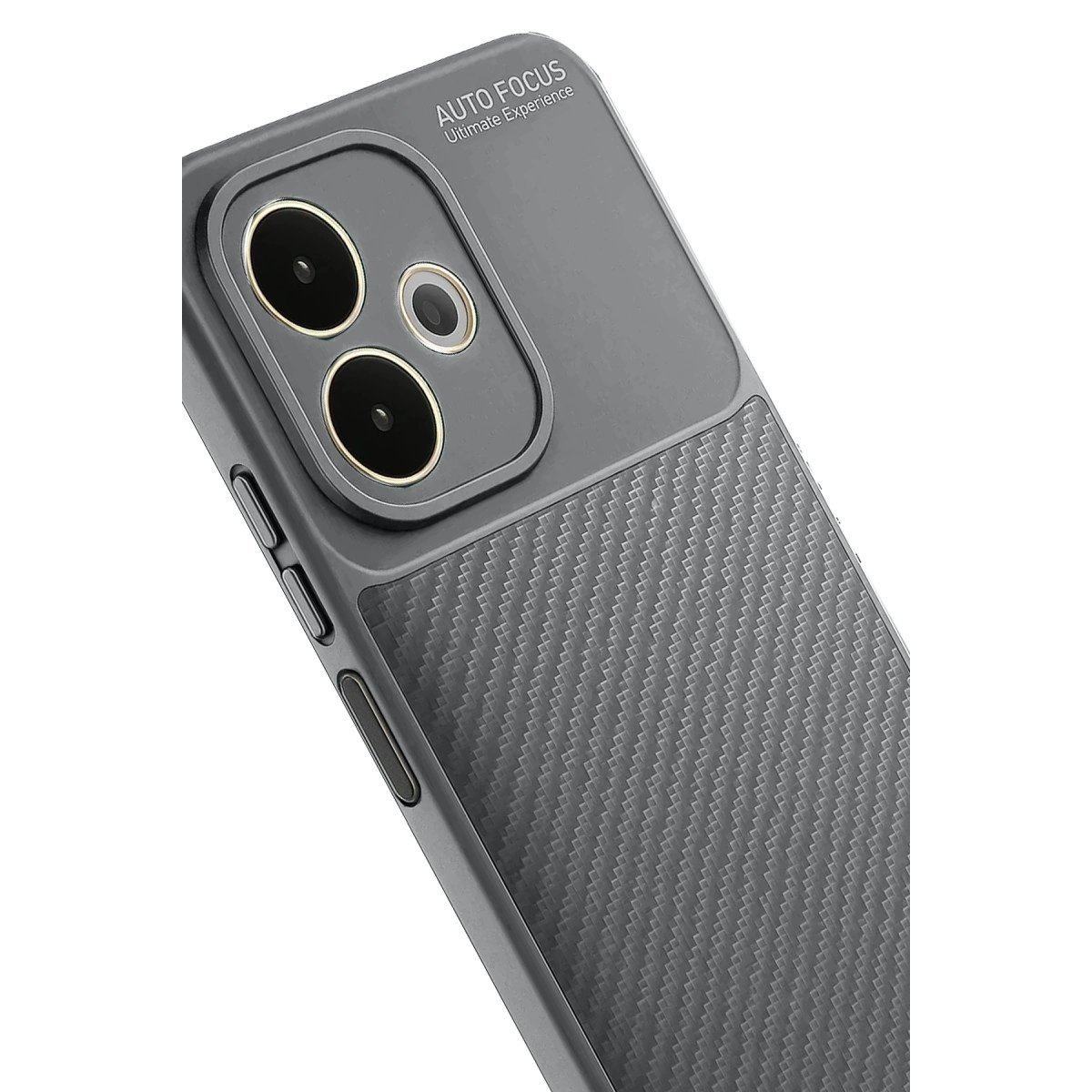 Oppo A5 Pro 4g Kılıf Auto Focus Karbon Kapak - Gri