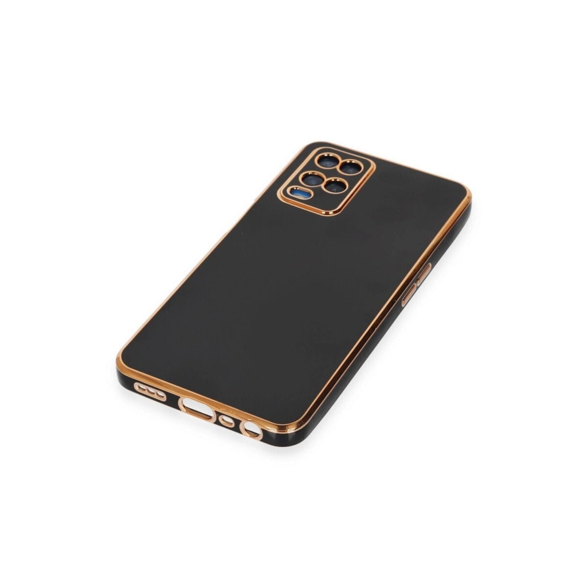 Oppo A54 4g Kılıf Volet Silikon - Siyah