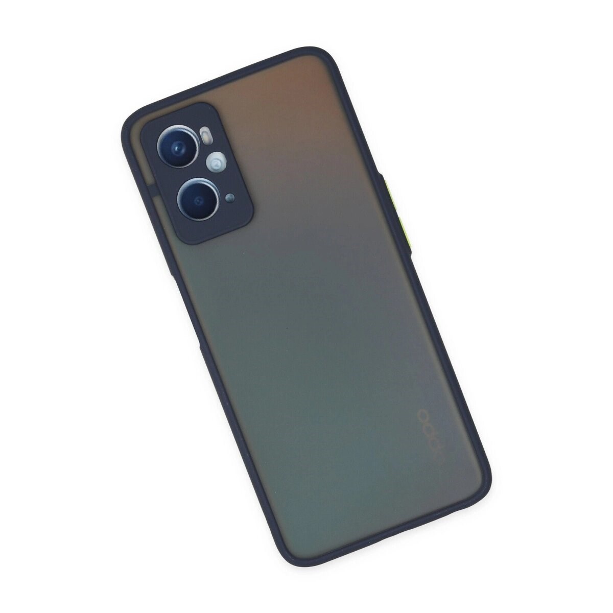 Oppo A96 Kılıf Montreal Silikon Kapak - Lacivert