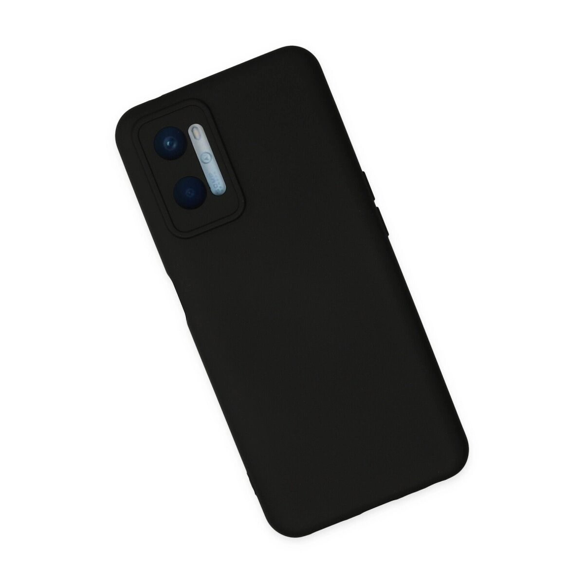 Oppo A96 Kılıf Nano İçi Kadife Silikon - Siyah