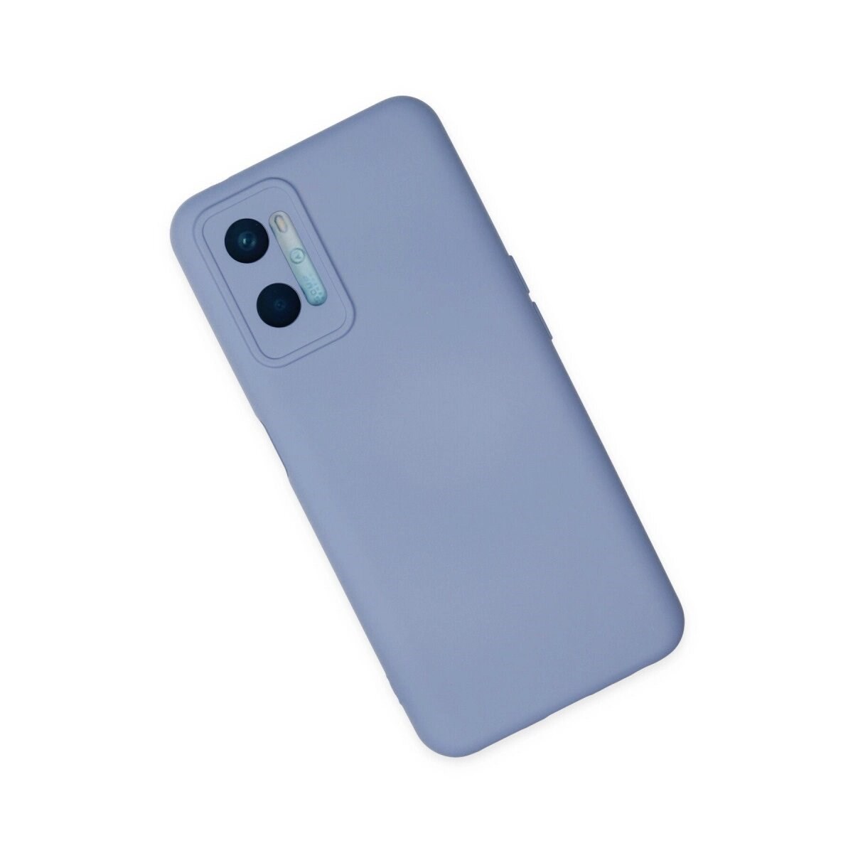 Oppo A96 Kılıf Nano İçi Kadife Silikon - Lila