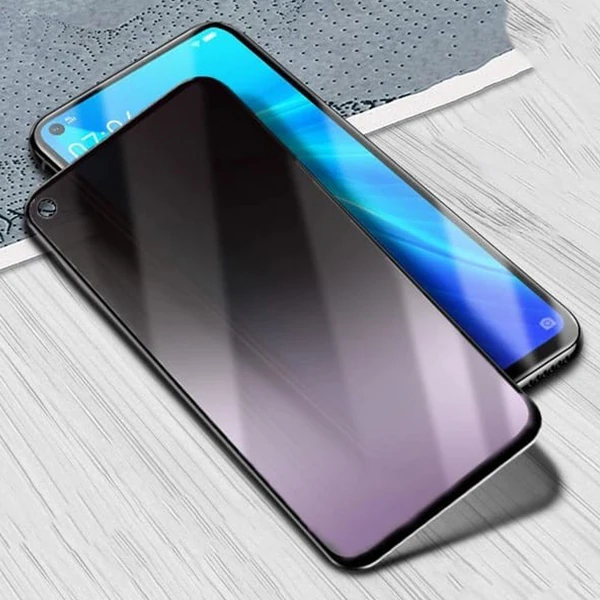 OPPO Realme 7 Pro 3D Full Privacy Gizlilik Tempered Cam Ekran Koruyucu-(1903)