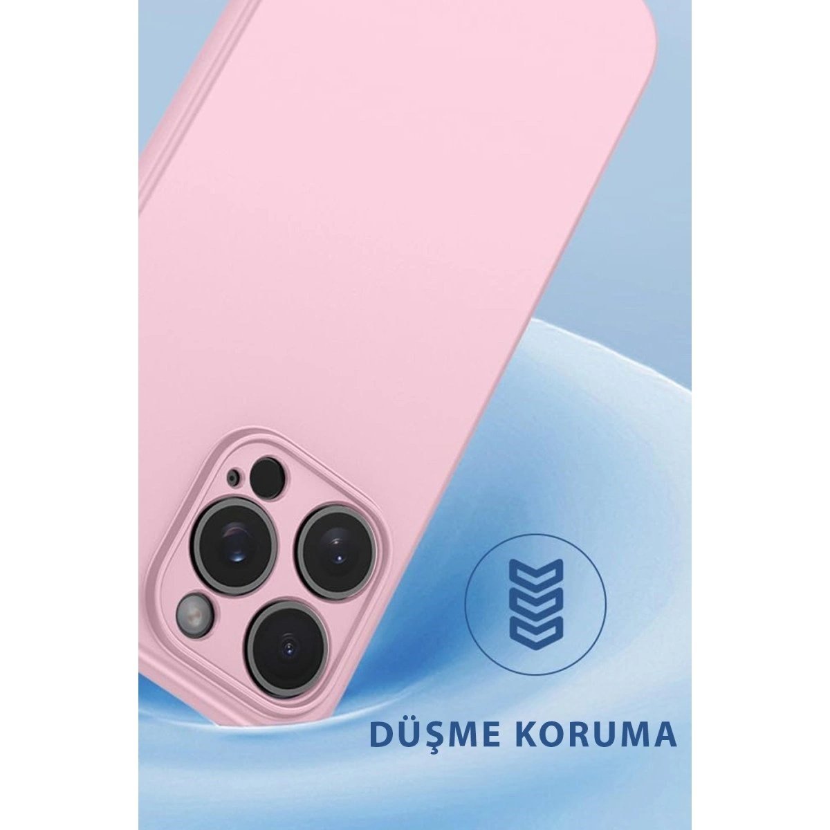 Oppo Reno 11f Kılıf First Silikon - Mavi