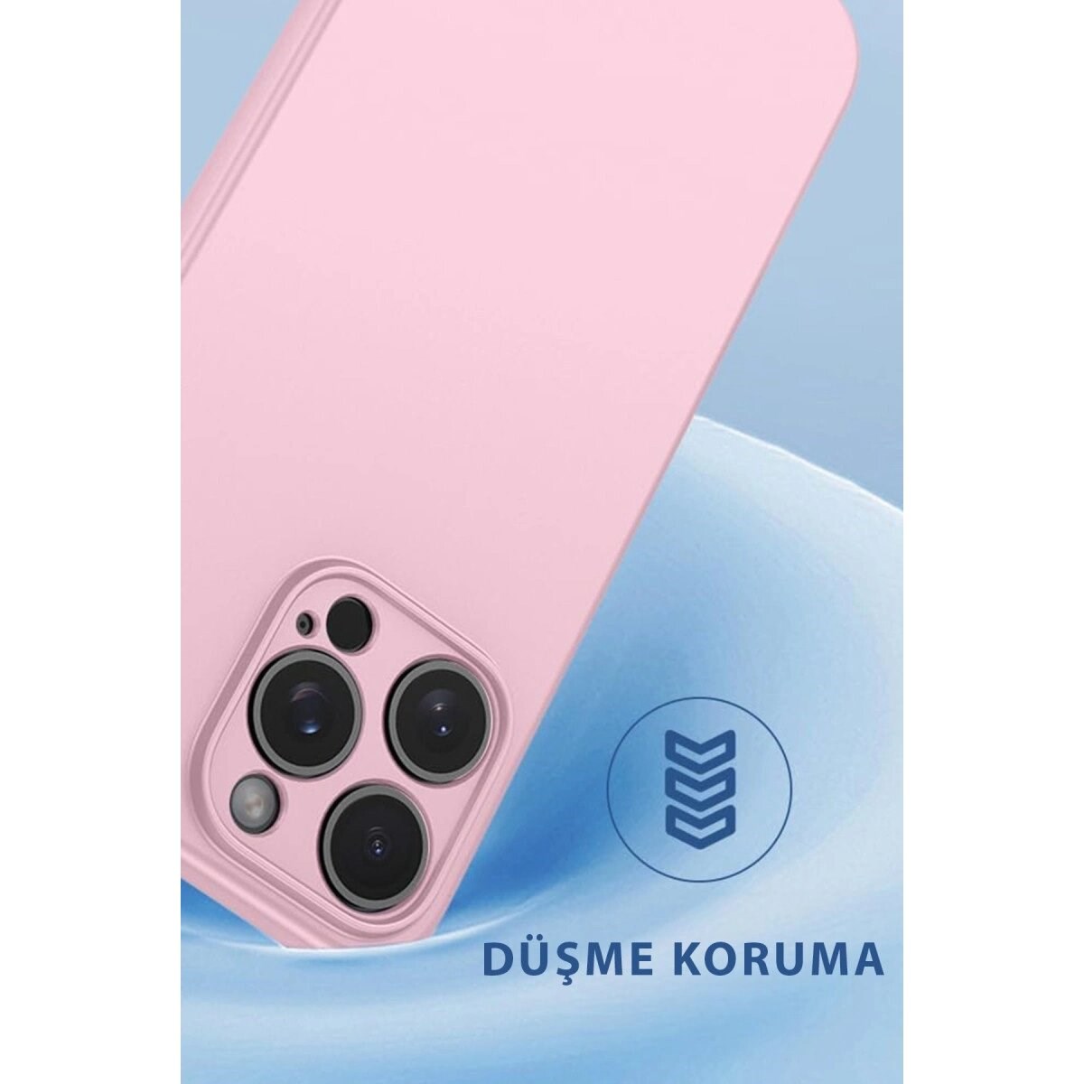 Oppo Reno 11f Kılıf First Silikon - Mavi