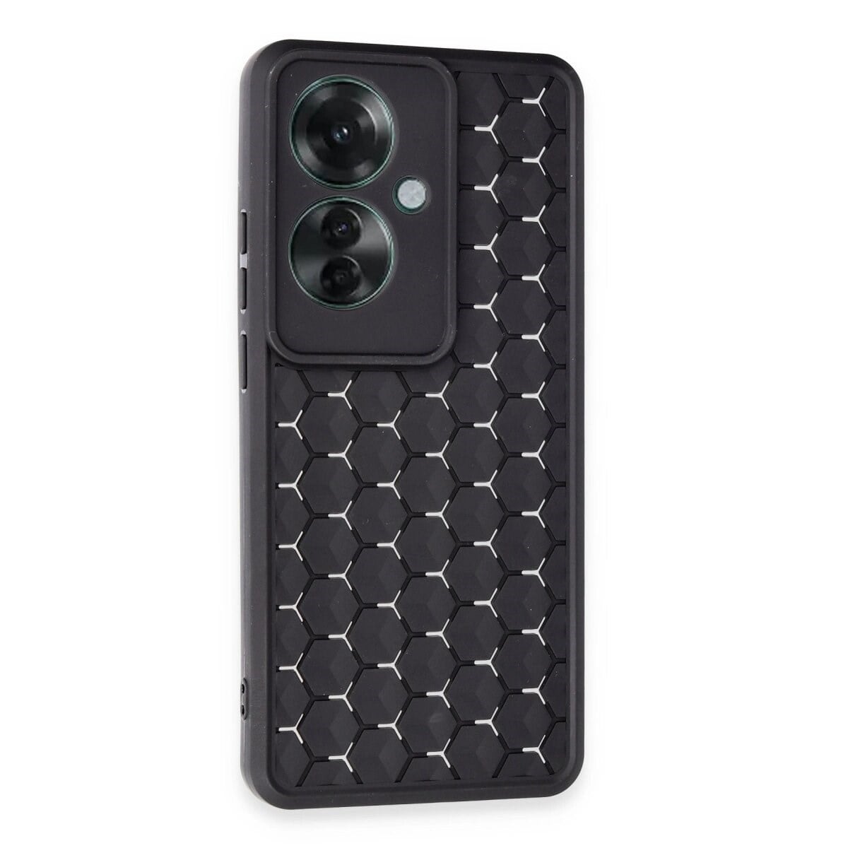 Oppo Reno 11f Kılıf Petek Silikon Kapak - Siyah