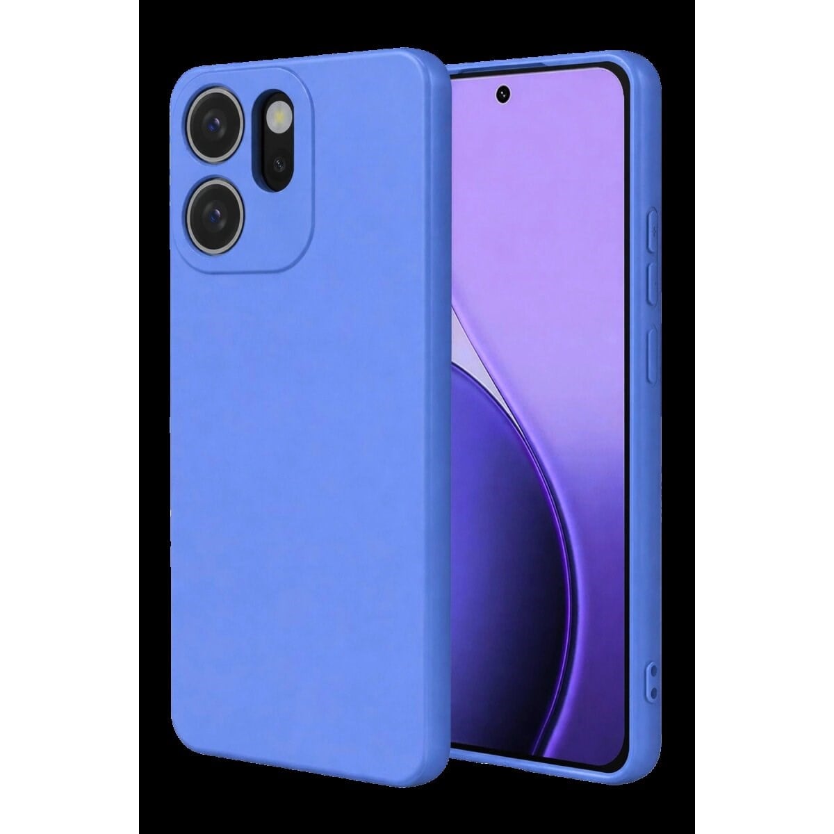 Oppo Reno 14f First Silikon - Mavi