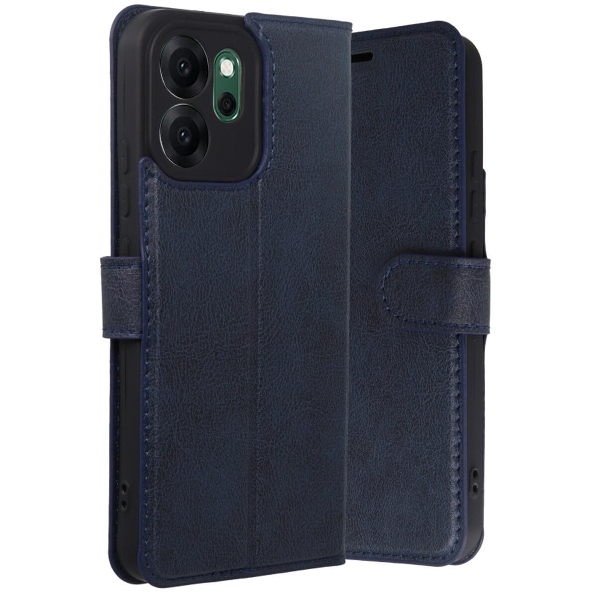 Oppo Reno 14f Trend S Plus Kapaklı Kılıf - Lacivert