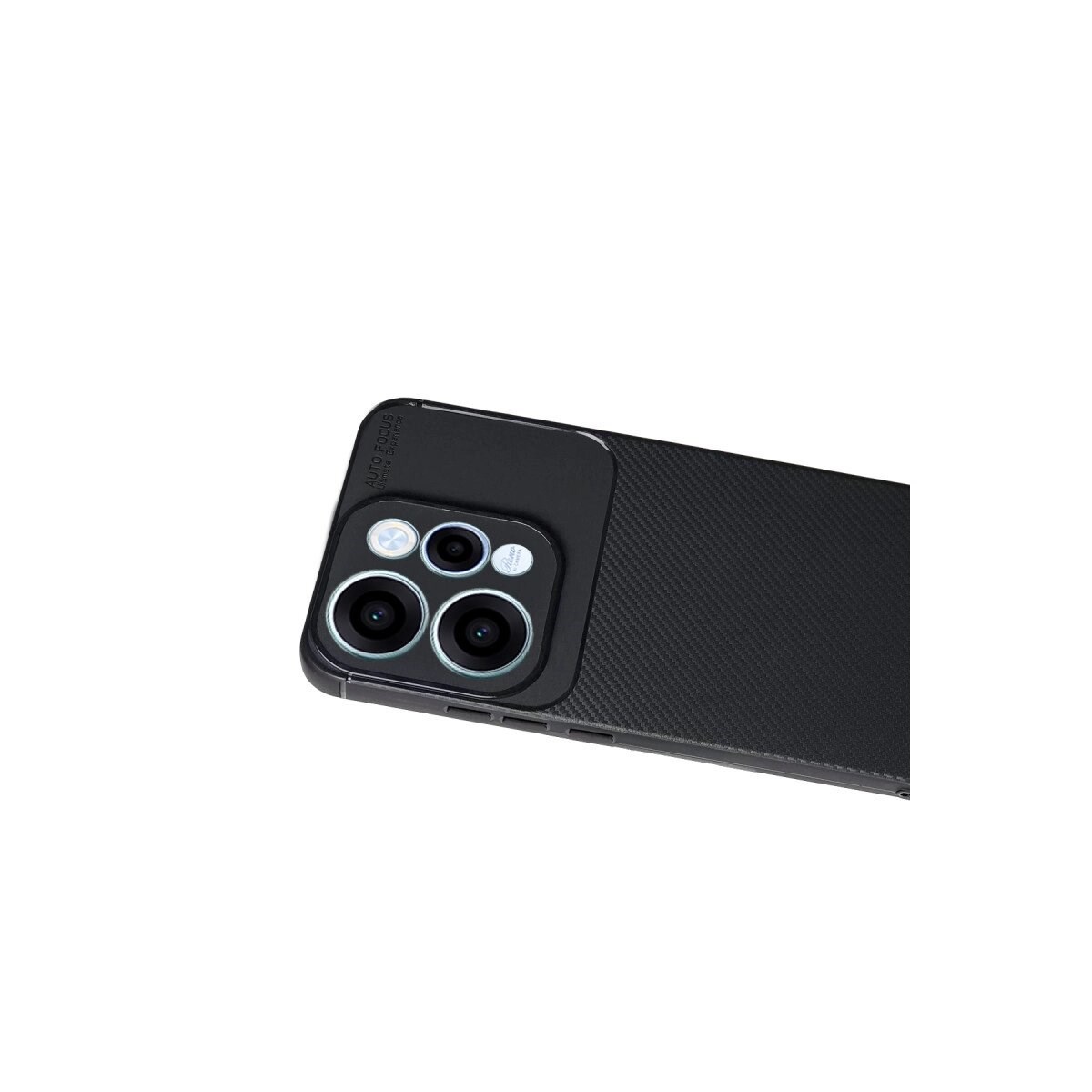 Oppo Reno 15 Auto Focus Karbon Kapak - Siyah