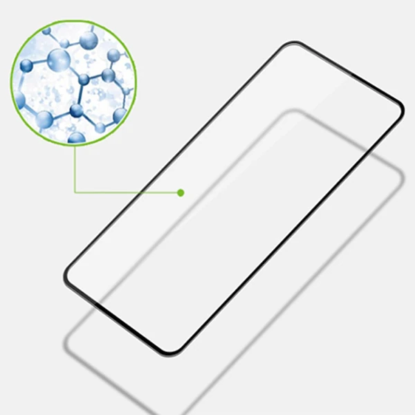 Oppo Reno 4  Full Glue Tempered Cam Ekran Koruyucu Full Kaplama-(1903)