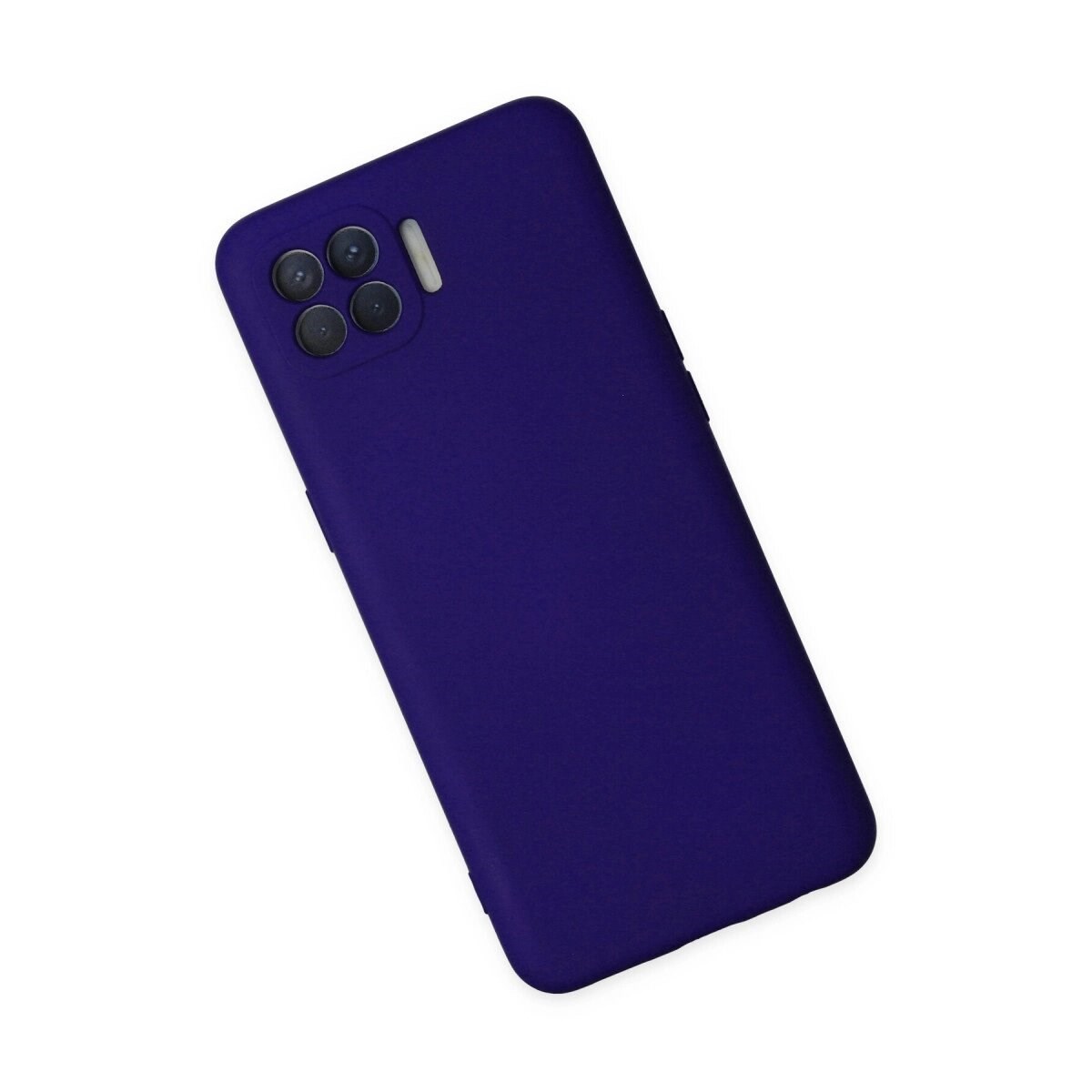 Oppo Reno 4 Lite Kılıf Nano İçi Kadife Silikon - Mor