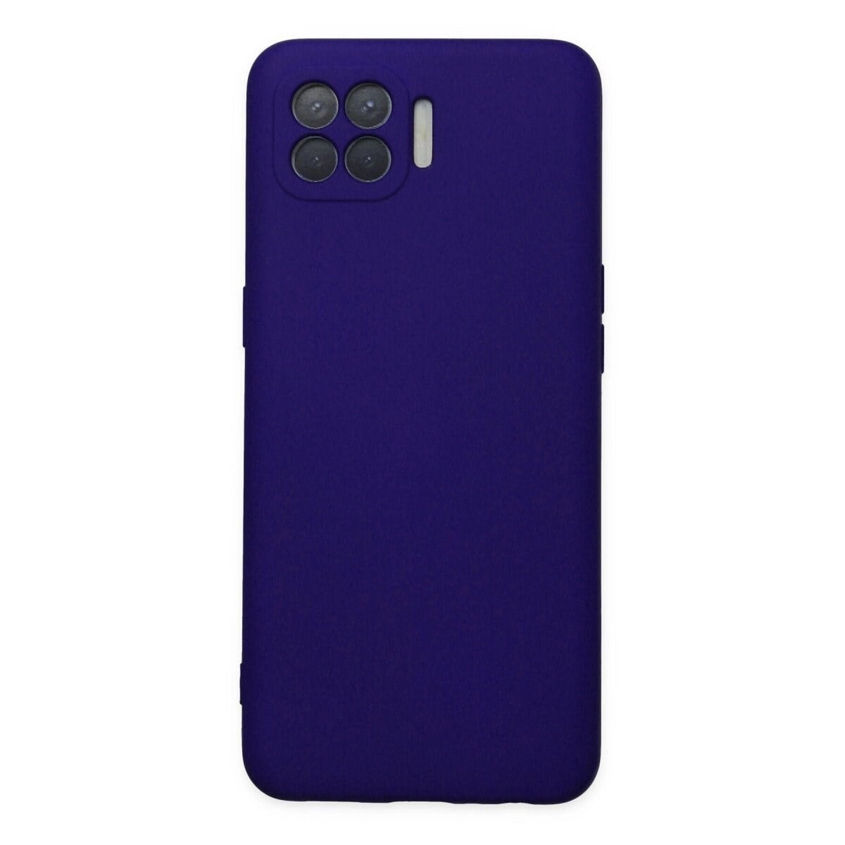 Oppo Reno 4 Lite Kılıf Nano İçi Kadife Silikon - Mor