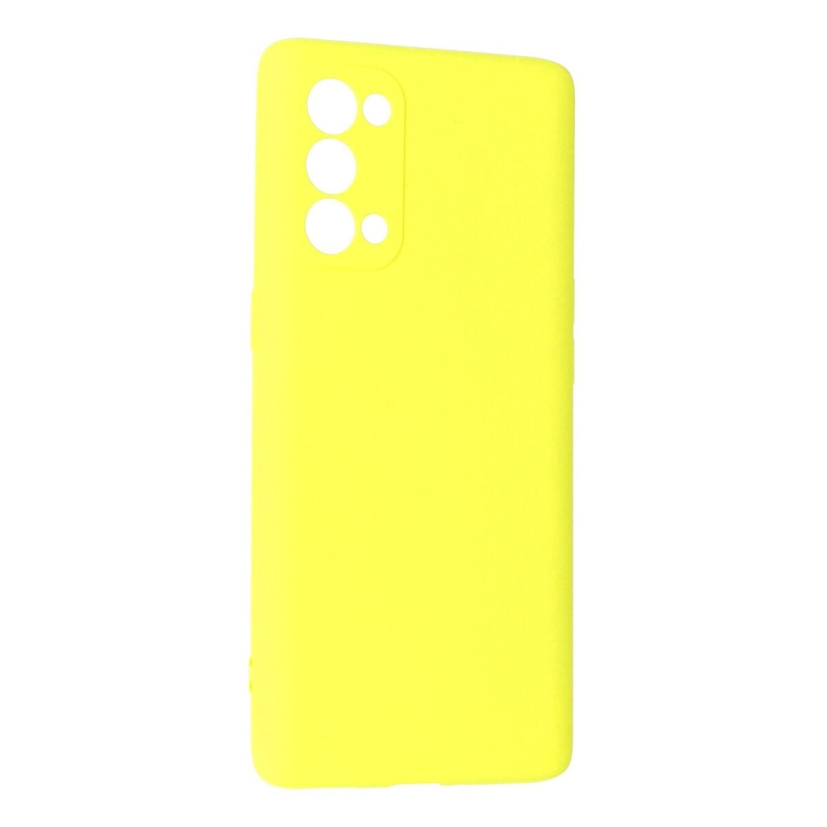 Oppo Reno 5 Pro Kılıf First Silikon - Sarı
