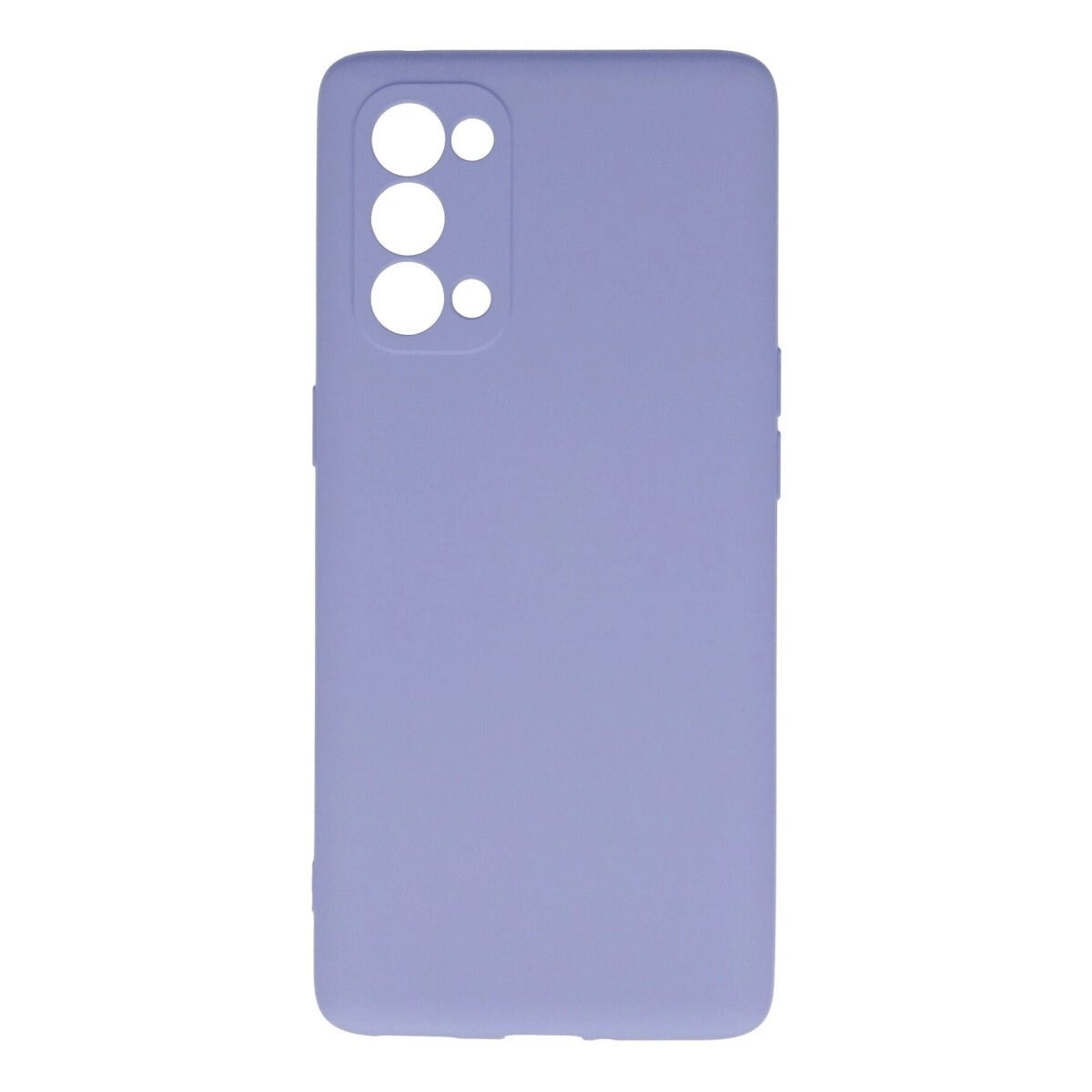 Oppo Reno 5 Pro Kılıf Nano İçi Kadife Silikon - Lila