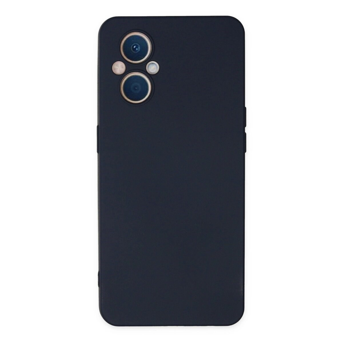 Oppo Reno 7 Lite Kılıf Nano İçi Kadife Silikon - Lacivert
