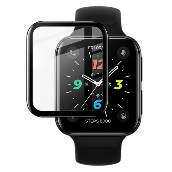 OPPO Watch 2 42MM 3D Full Kavisli PMMA Cam Ekran Koruyucu-(1903)