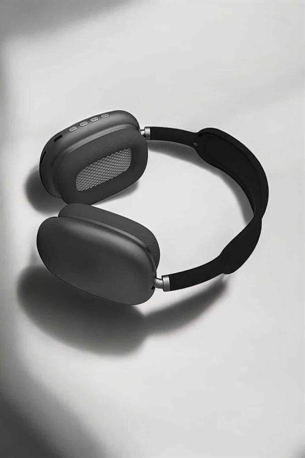 P9 Plus Hi-fi Ses Kalitesi Ayarlanabilir Mikrofonlu Bluetooth Kulaklık Siyah
