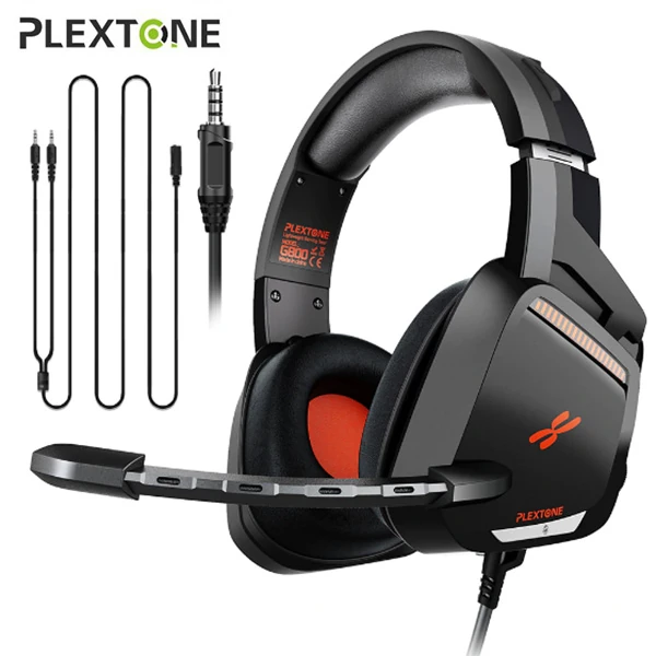 Plextone G800 3.5mm Teleskopik Kablolu Gaming Oyuncu Kulaklığı-(1903)