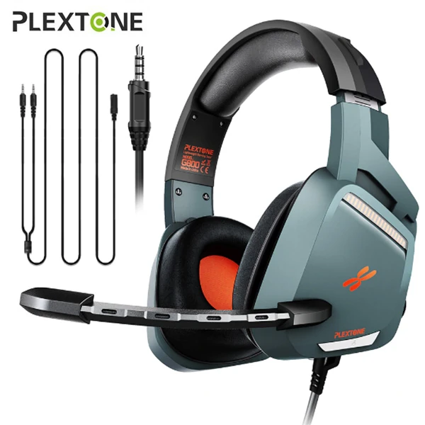 Plextone G800 3.5mm Teleskopik Kablolu Gaming Oyuncu Kulaklığı-(1903)