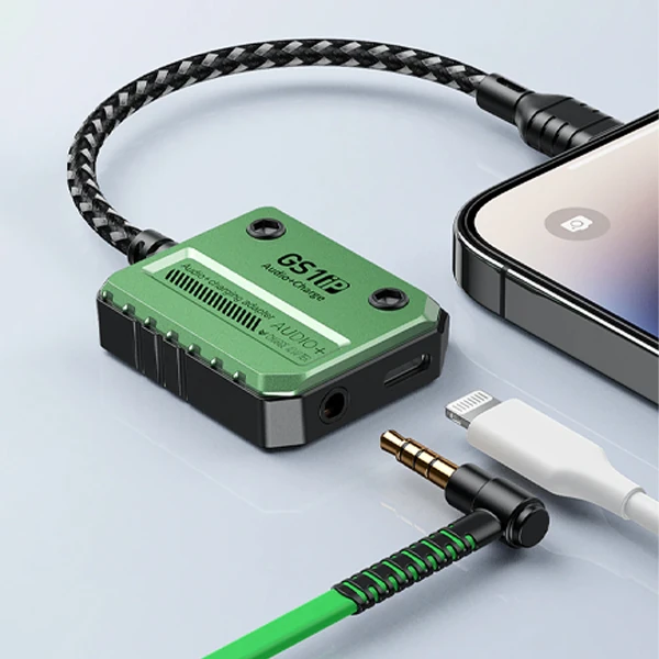 PLEXTONE GS1 iPhone Mıknatıslı Lightning to 3.5mm Kulaklık + 30W Hızlı Şarj Adaptörü-(1903)