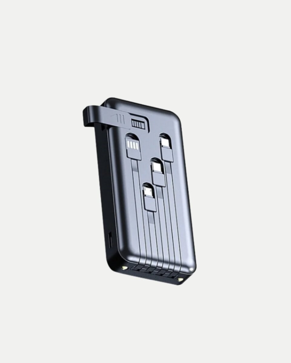 Powerbank 20000 mAh Hızlı Şarjlı LED Fenerli ve 4 Portlu