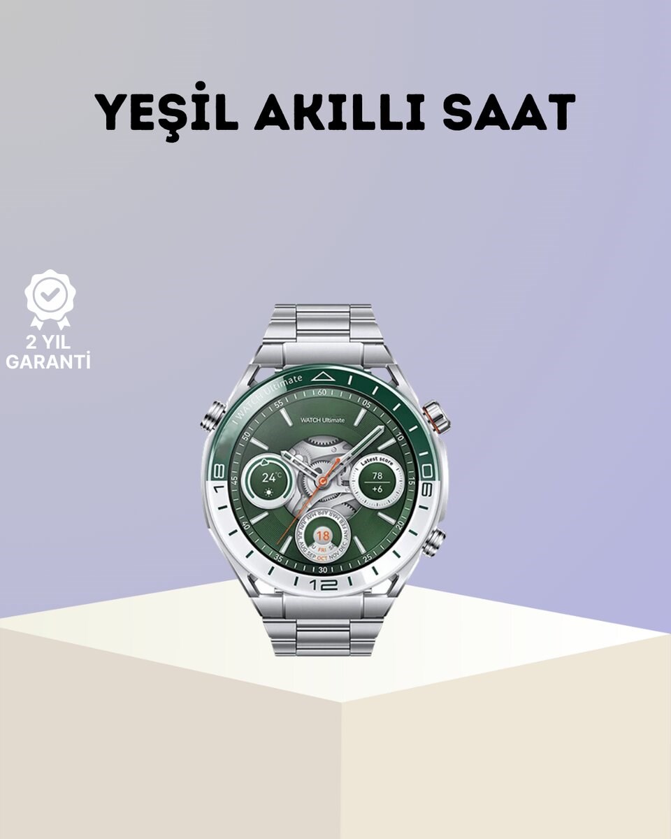 Premium Amoled Akıllı Saat GPS Harita Desteği Bluetooth Arama Sağlık Takipli