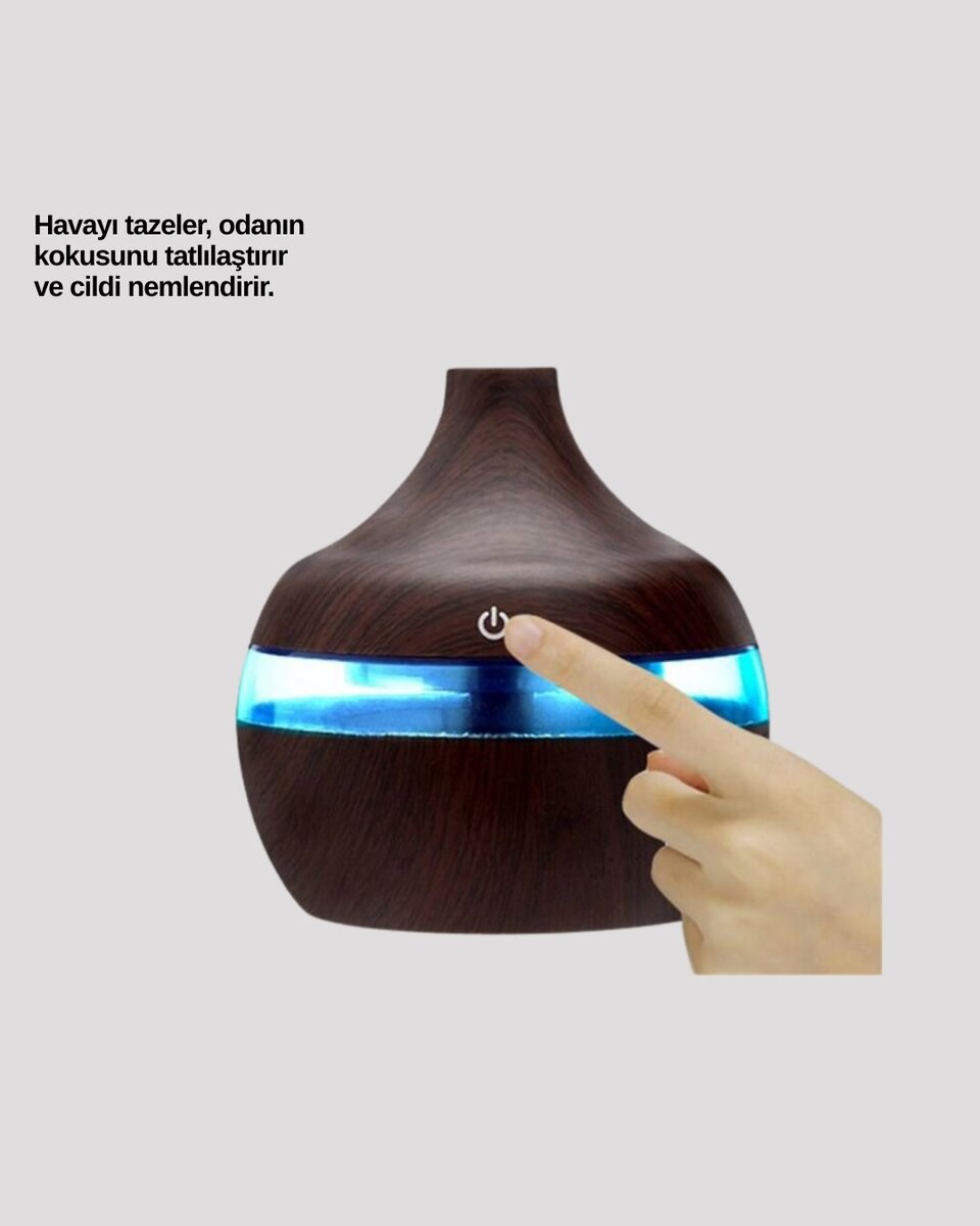 Prizden Çalışan Sessiz Ultrasonik Hava Nemlendirici Difüzör