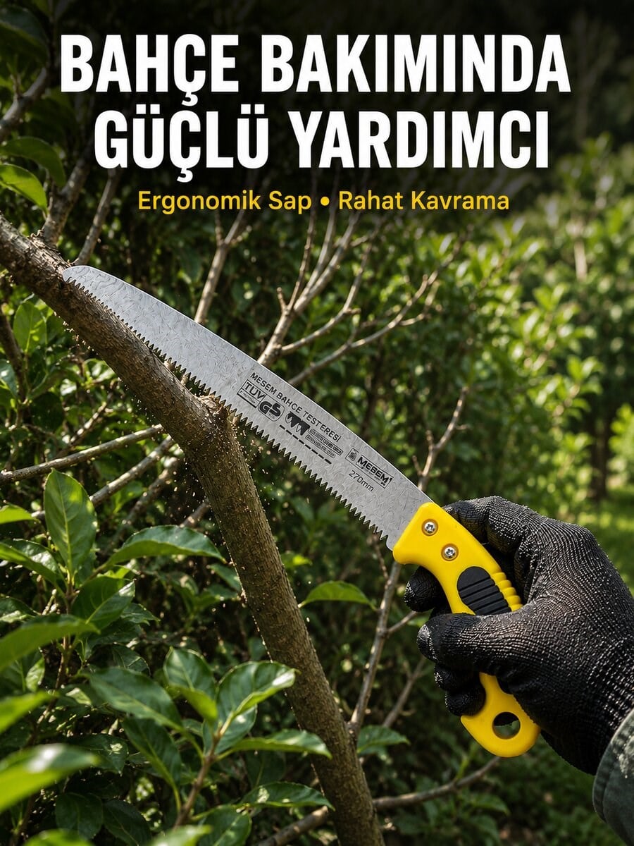Profesyonel Bahçe Bıçkısı Ergonomik Saplı Kesim Aleti
