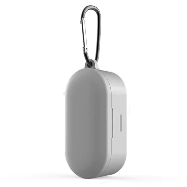 QCY T1S/T2C Bluetooth Kulaklık İçin Silikon Koruma Kılıf+ Anahtarlık-(1903)