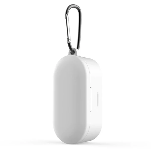 QCY T1S/T2C Bluetooth Kulaklık İçin Silikon Koruma Kılıf+ Anahtarlık-(1903)