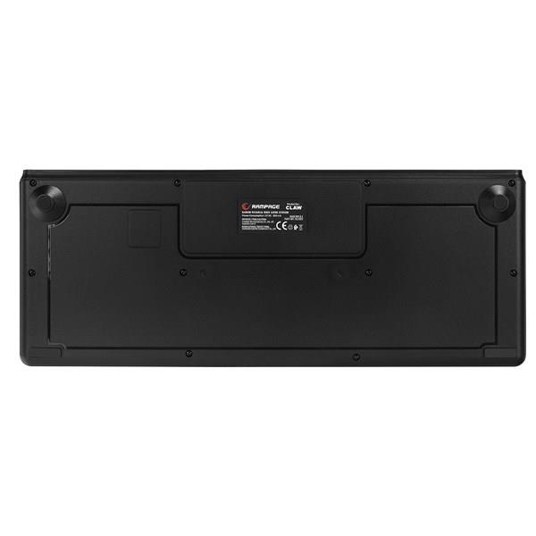 Rampage CLAW Siyah RED SWITCH Rainbow TKL Mekanik Gaming Oyuncu Klavye